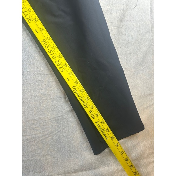 London Fog Supply Mens Black Athletic Drawstring Pants Zipper Pocket Size Medium - Picture 4 of 6